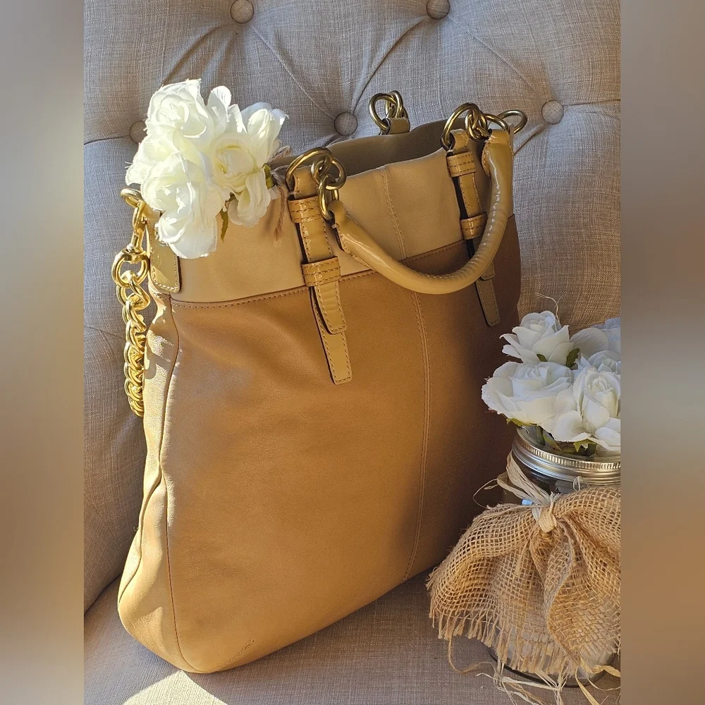 RARE Coach Bonnie Cashin Re-Edition Large Chain Kisslock Shoulder Bag # 13389 - Picture 5 of 16
